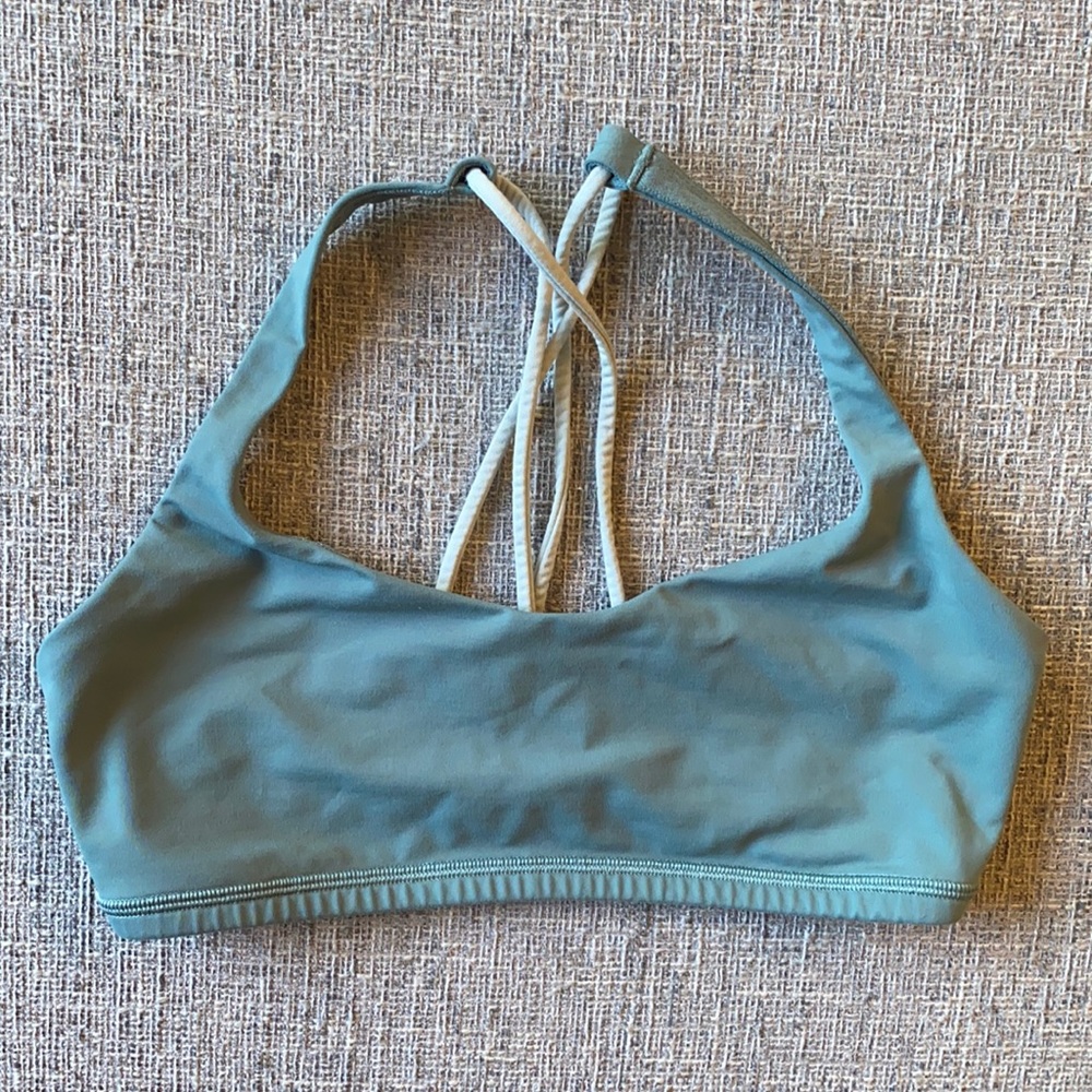 Lululemon Free To Be Bra - A/B Cup, Tidewater Teal, Size 6